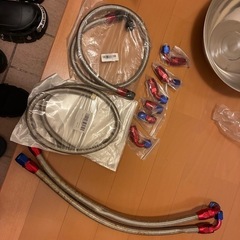 ステンホース各種、アルミアルマイトジョイント各種　オイルホース
の画像