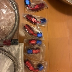 ステンホース各種、アルミアルマイトジョイント各種　オイルホース
の画像