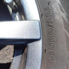 155/65R14スタッドレスとアルミホイール4本セット VRX2
4 穴　PCD100 4.5J インセット45
 の画像