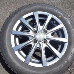 155/65R14スタッドレスとアルミホイール4本セット VRX2
4 穴　PCD100 4.5J インセット45
 の画像