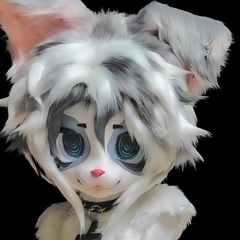 ケモノ 着ぐるみ コスプレ ファーマスクの画像