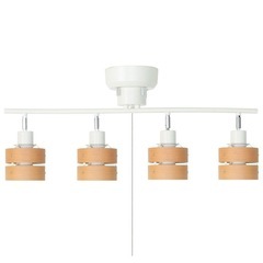 4灯シーリングライト＋電球4個付き◇の画像