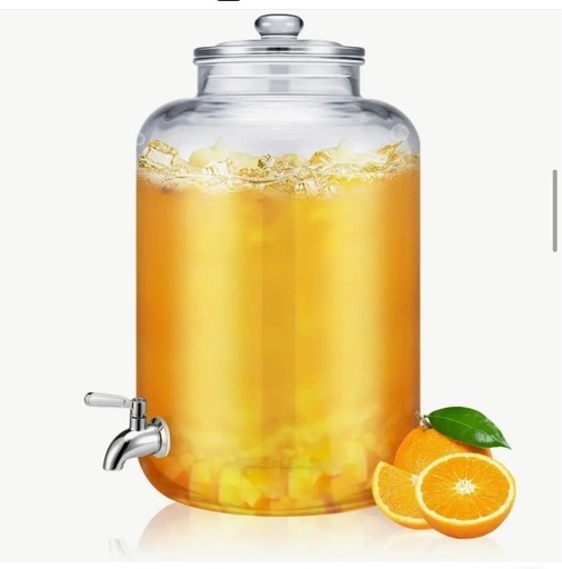 重量級ガラス水ドスペンサー/キャビネット　ガラス蓋