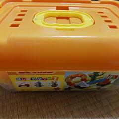 学研　ニューブロック　はじめてのセット１　欠品パーツありで色ちがいの画像