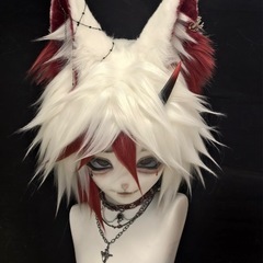 ケモノ 着ぐるみ コスプレ ファーマスクの画像