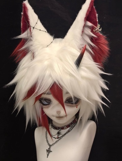 ケモノ 着ぐるみ コスプレ ファーマスク