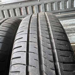 バリ山　DUNLOP EC204 155/80R13 夏タイヤ　2017年製　13インチの画像