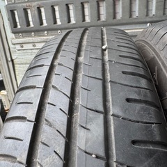 バリ山　DUNLOP EC204 155/80R13 夏タイヤ　2017年製　13インチの画像