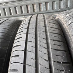 バリ山　DUNLOP EC204 155/80R13 夏タイヤ　2017年製　13インチの画像