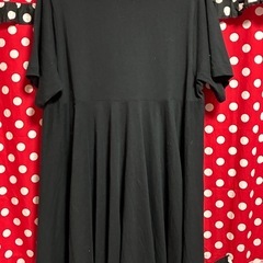 3L 半袖ロングTシャツ（黒）の画像