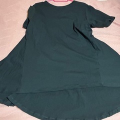 3L 半袖ロングTシャツ（黒）の画像