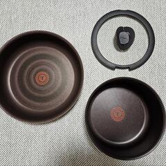 【取引中】ティファール 鍋、フライパン(ガス火専用)の画像