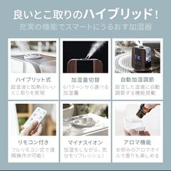 ハイブリッド式加湿器の画像