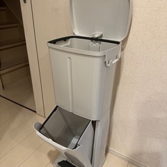 2段　分別ダストボックス　ゴミ箱の画像