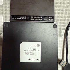 IO Data Device USB A Portable Blu-ray Drive with Storage Software Black BRP-UB6Kの画像