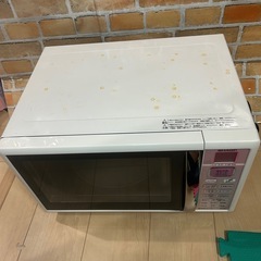 🎀SHARP🎀✨シャープ✨❤️電子レンジ❤️❄️状態良し❣️の美品❄️🩷ホワイト/ピンク🩷の画像