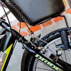 加古川　子供用自転車　アサヒ　ドレイド　DRIDE　6段変速　黒色　20インチ　中古　整備済みの画像