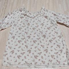 【90cm】パジャマ上下セット 花柄 女の子 子供服 ベビーの画像