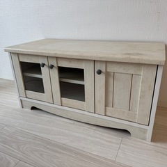 テレビボード　ホワイトの画像