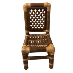 【アジアン家具】バンブーテーブル　ミニバンブーチェアセット　竹の画像