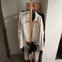 鏡つき衣装収納　　回転式ミラーハンガー　　の画像