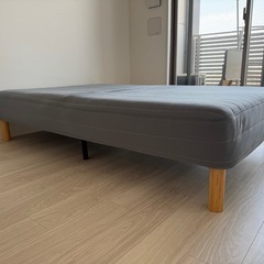 セミダブルベッド　足つきの画像