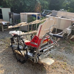 整備済み みのる産業 X-2 田植え機 ポット苗 2条植え 無農薬 自然栽培米の画像