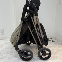 【美品】cybex サイベックス MELIOメリオ カーボン ベージュベビーカーの画像
