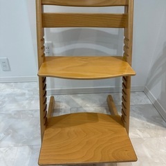 【美品】STOKKE トリップ トラップ　ストッケ　ナチュラル シリアル3の画像