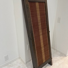 パーテーション 和風 4連スクリーン アジアン レトロ 衝立 間仕切りの画像