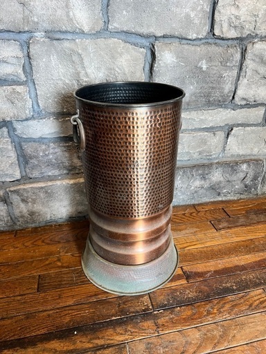 【未使用】純銅傘立て　エポック 未使用】純銅傘立て エポック EPOCH エポック 銅製 傘立て 丸