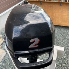 美品SUZUKI2馬力船外機の画像