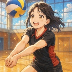 硬式バレー！一緒に楽しもう！