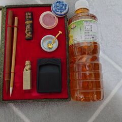 無料【ミニ書道セット】新品の画像