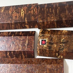 桜皮細工 おしぼり置き 5枚セットの画像