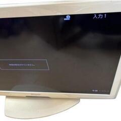 訳あり　SHARP AQUOS LC-32V5 液晶テレビ　32インチ　ホワイト　2011年式の画像