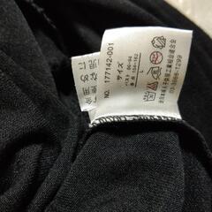 30日迄)黒 チュニック  L の画像