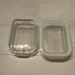 ニトリ　耐熱ガラス 保存容器　カトラリーの画像
