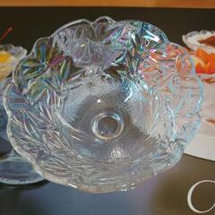 SASAKI GLASS　レトロ　デザートグラス　サンデーカップ　５個　未使用の画像