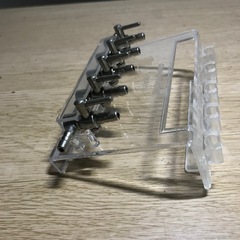 中古　エアポンプ分配5連　水槽の画像