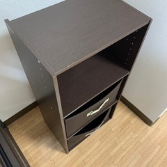 カラーボックス 収納ケース付きの画像
