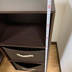カラーボックス 収納ケース付きの画像