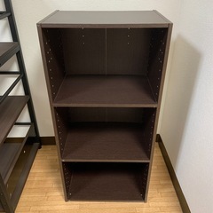 カラーボックス 収納ケース付きの画像