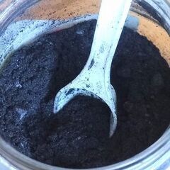  ★ネパール産 ヘンプチャコール 麻炭 10g パウダー オーガニック 未使用品の画像