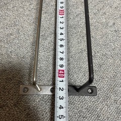 アイアンバー 2つセット大小 シルバー＆アンバーカラーの画像