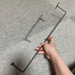 アイアンバー 2つセット大小 シルバー＆アンバーカラーの画像