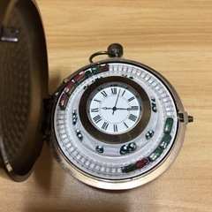 難あり　ジャンク　ミスタークリスマス　懐中時計オルゴールの画像