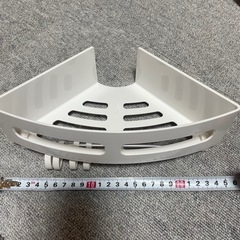 お風呂場収納 コーナー マグネット フック付きの画像