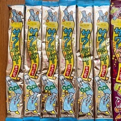【あげます】サワーペーパーキャンディ　9個セット　サイダー味　グレープ味　お菓子の画像