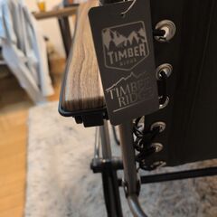 希少 TIMBER RIDGE ゼログラビティチェア 木製アーム 折りたたみ式 室内使用のみの画像